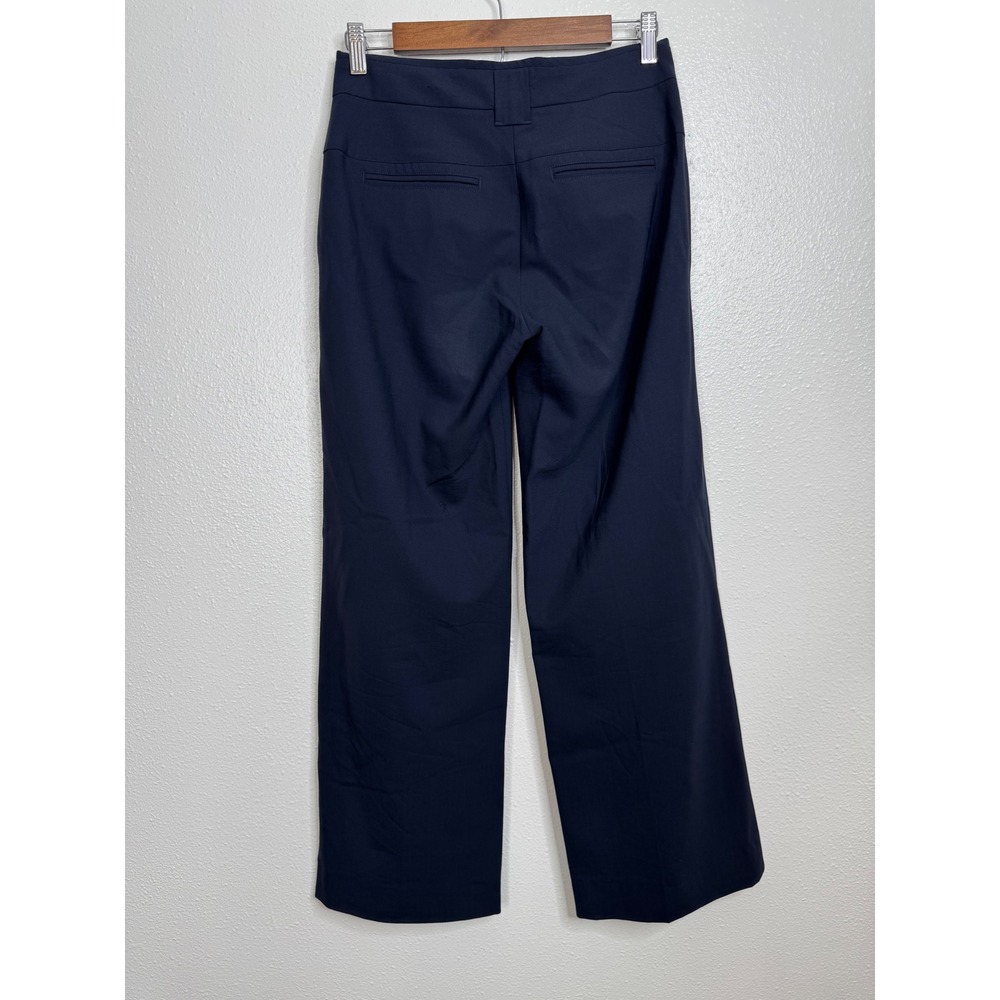 Vince Navy Blue Wool Blend Wide Leg Trousers Dress Pants V0686-20 Size 4 - Picture 2 of 6